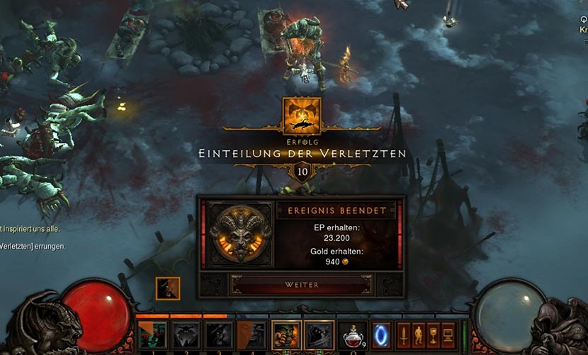 Diablo 3: Einteilung der Verletzten - Nebenquest 2 Verletzten Abschluss