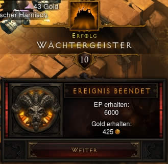 Diablo 3 Wächtergeister - Nebenquests und Erfolge 3 Wächtergeister nebenquest