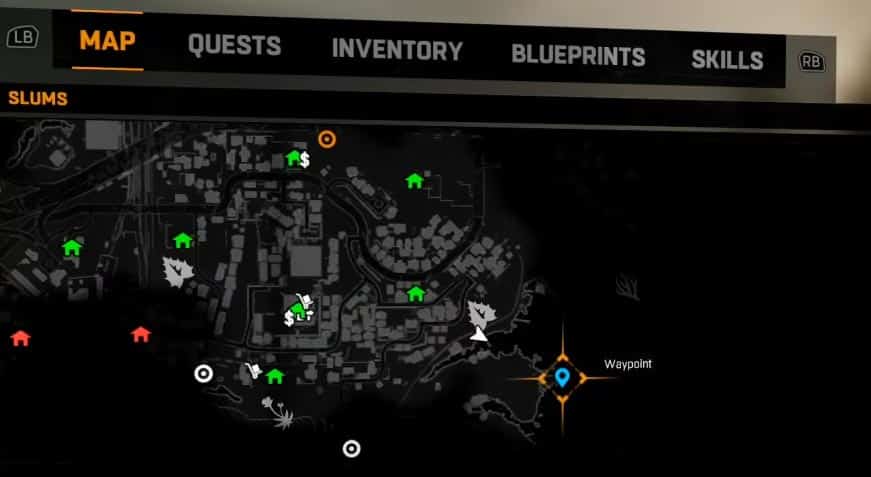 Dying Light - Fundort des Geheimen EXPcalibur Schwert 2 EXPcalibur Schwert Map