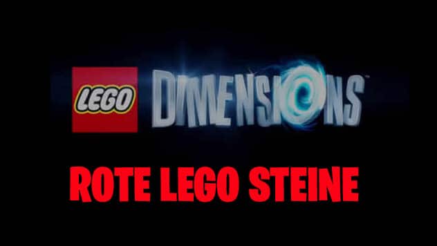 Rote LEGO Steine Lego Dimensions