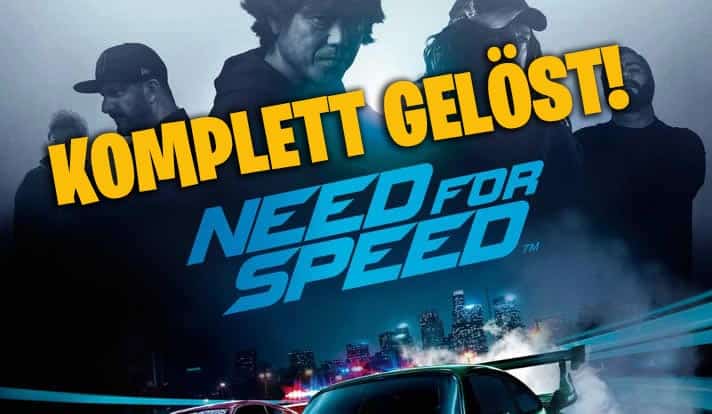 Need for Speed Komplettlösung