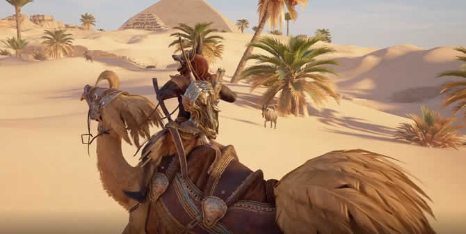 Assassins Creed Origins: FFXV Chocobo Reittier und Waffen - Rätsel Lösung 1 aco ff15 mount solution