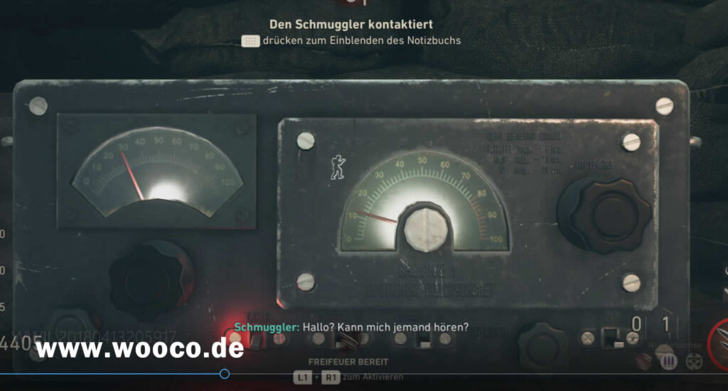 CoD WWII Schmuggler Code