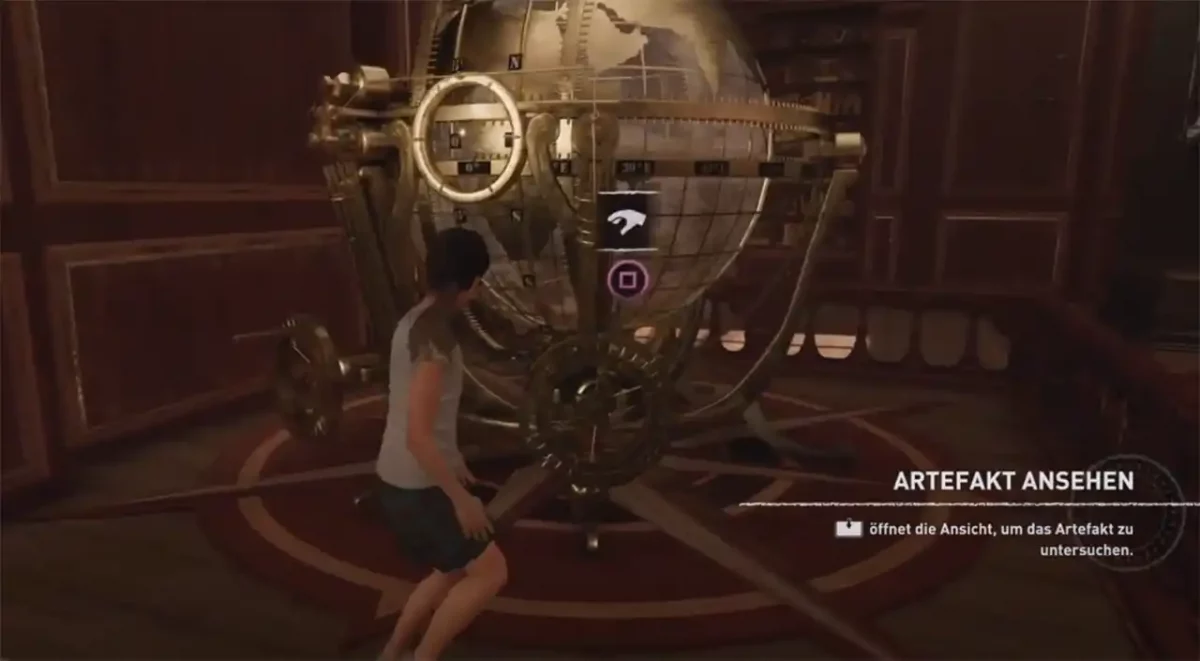 Weltkugel Rätsel Tomb Raider