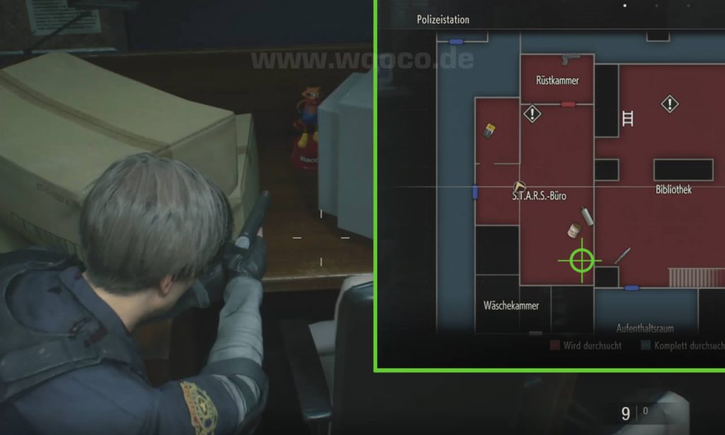 Resident Evil 2 Remake: Mr. Raccoons Sammlerstücke Fundorte Guide 3 Mr Raccoon s.t.a.r.s office