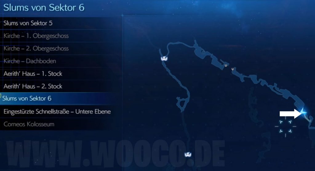 Final Fantasy VII Remake: Chocobo Suche - Schnellreise Freischalten 3 FFVII Chocobo Fundort 3