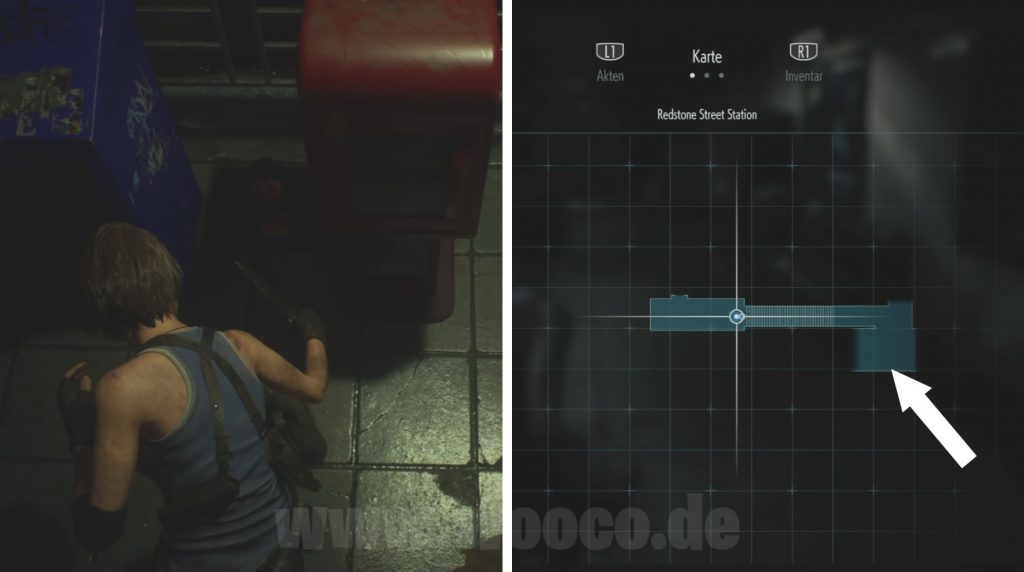 Resident Evil 3 Remake - Charlie Figuren Fundorte Guide 1 Resi 3 Charlie Figur 01