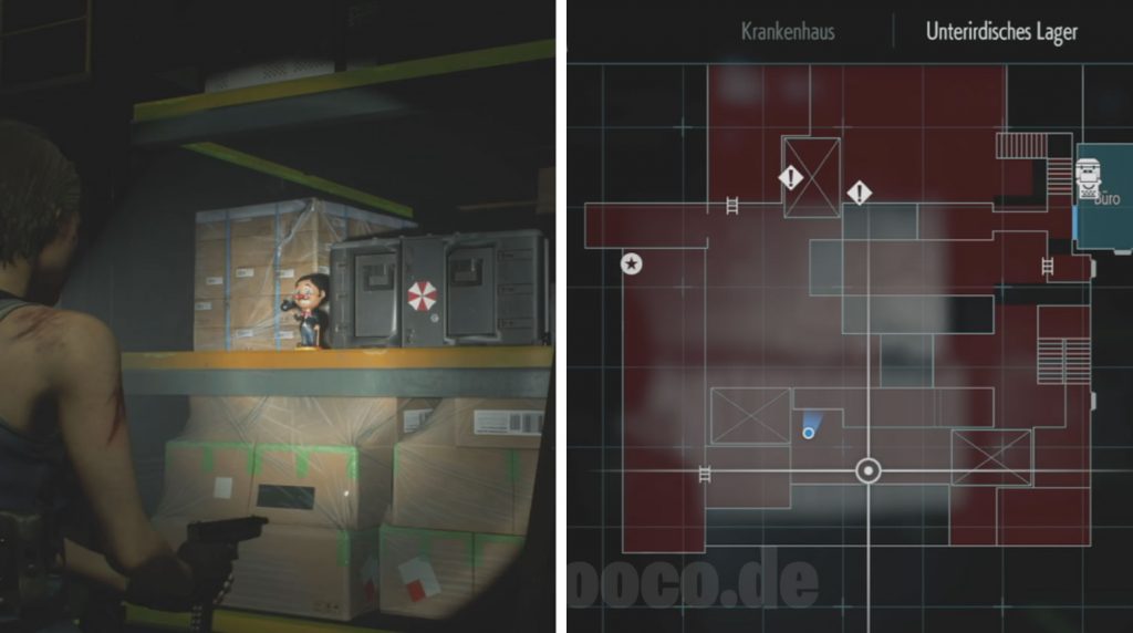 Resident Evil 3 Remake - Charlie Figuren Fundorte Guide 18 Charlie-Figur 18
