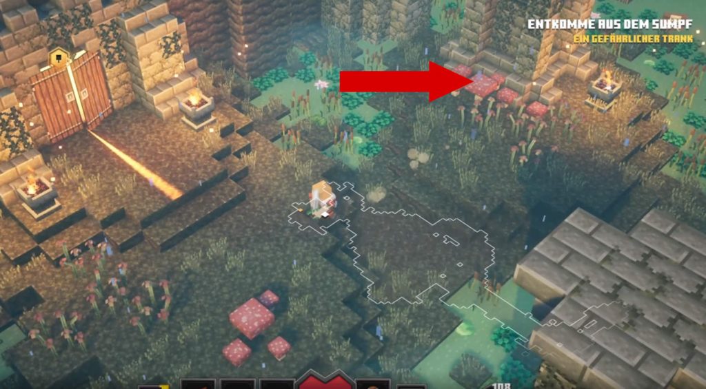 Minecraft Dungeons Rune Nasser Sumpf