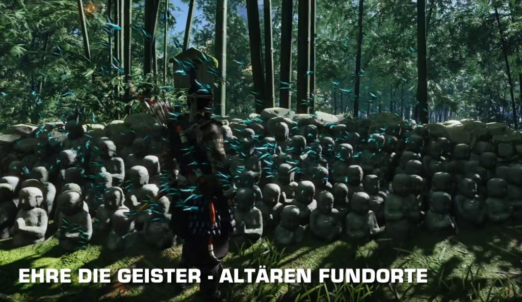 Ghost of Tsushima Altare Fundorte