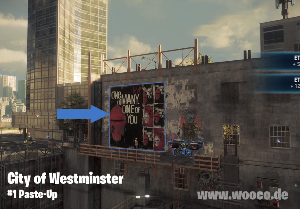 Watch Dogs Legion Paste-Up Fundorte - Alle Graffiti Standorte 3 WDL Westminster Paste-Up Map