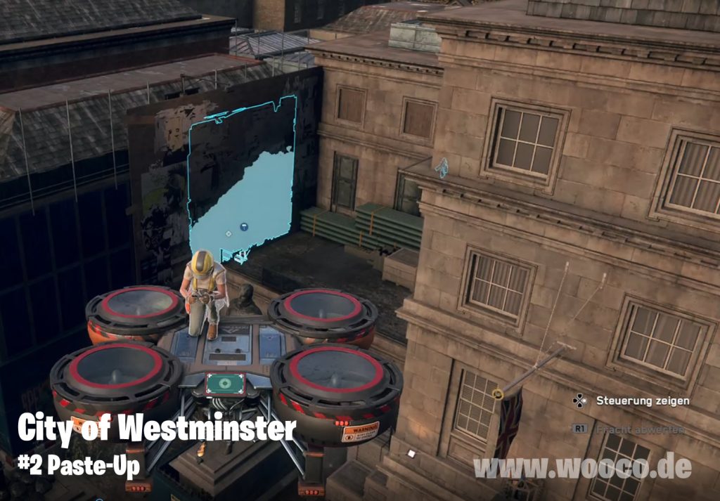 Watch Dogs Legion Paste-Up Fundorte - Alle Graffiti Standorte 5 WDL Westminster Paste-Up Map