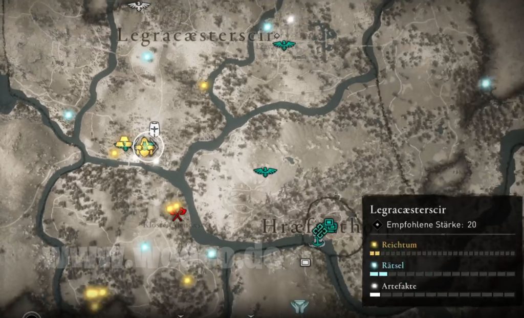 ACV Hrafn Schild Karte Ort