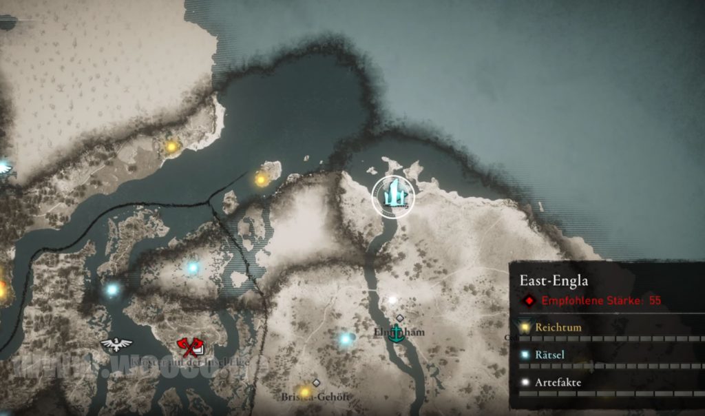 Menhir Rätsel Saeheng Map