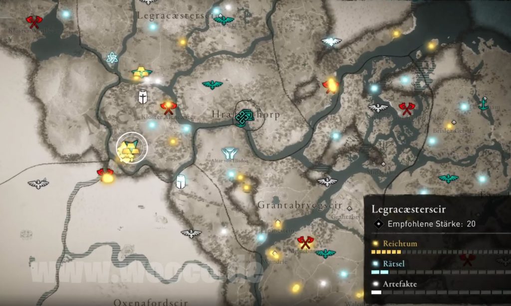 Fyrd Speer Fundort Map