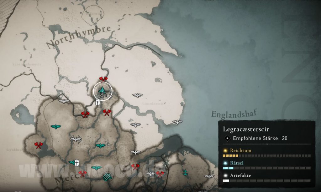 ACV Jäger Mantel Fundort Map