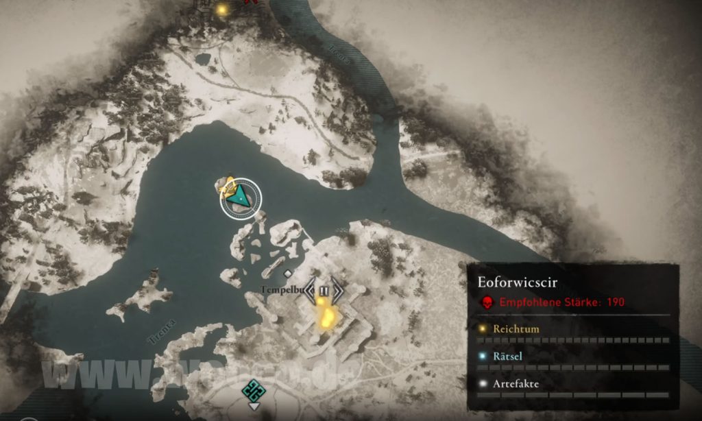 ACV Jäger Mantel Fundort Map