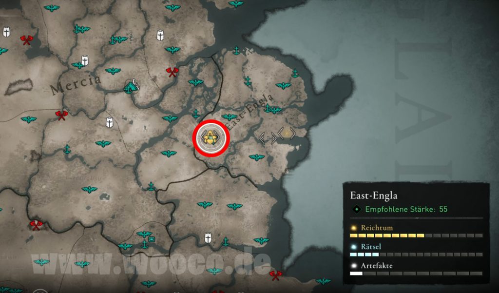 ACV Karolinger Langschwert Map