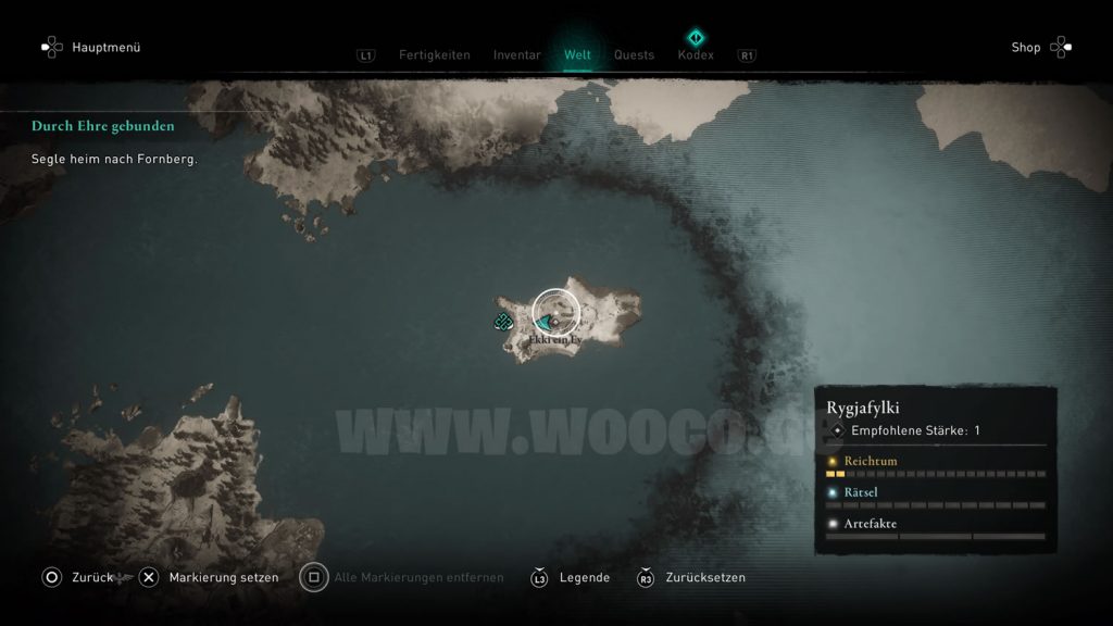 AC Valhalla Knochenbeißer Waffe map