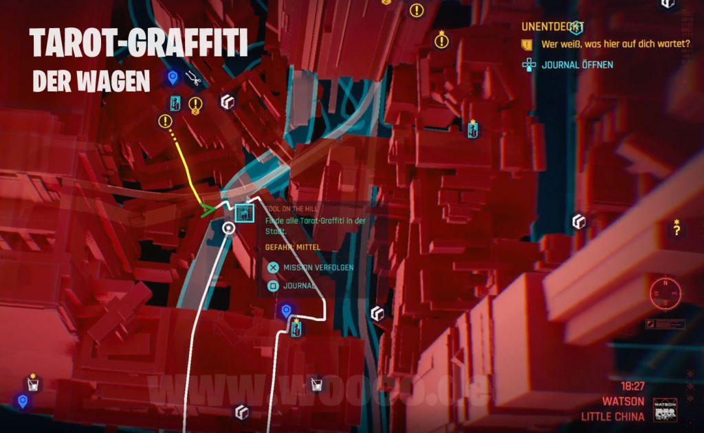 CP77 Tarotkarte 04 Map