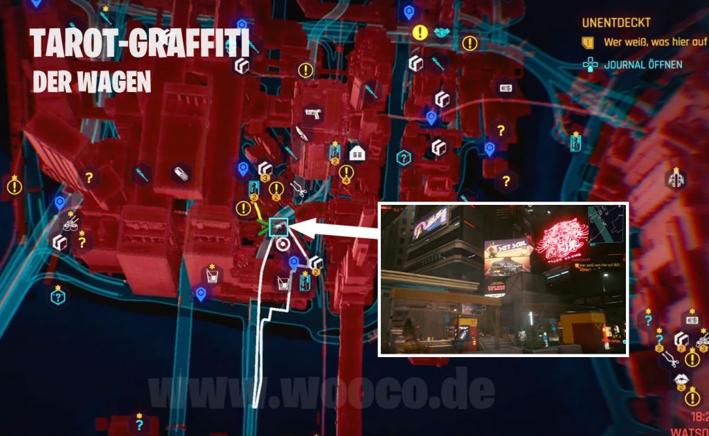 CP77 Tarotkarte 04 Map