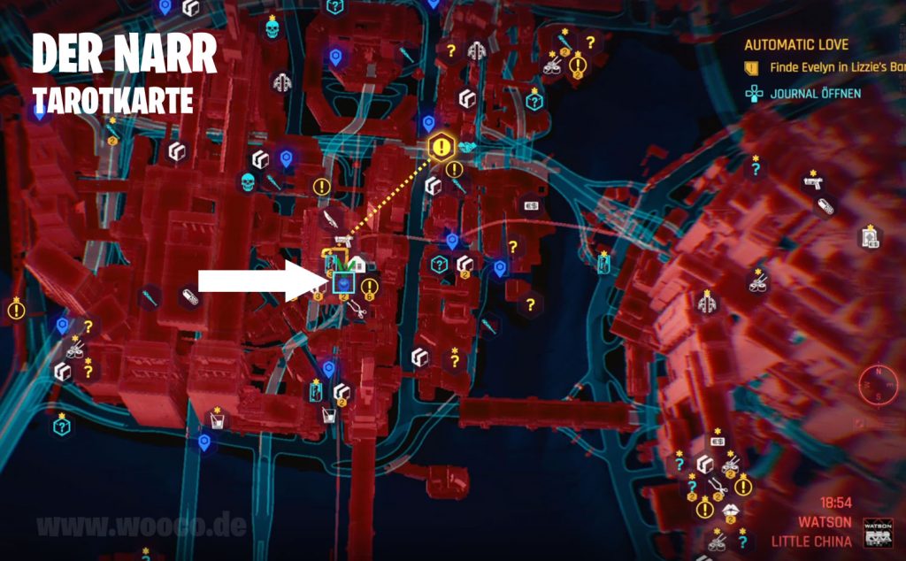 CP77 Tarotkarte 05 Map