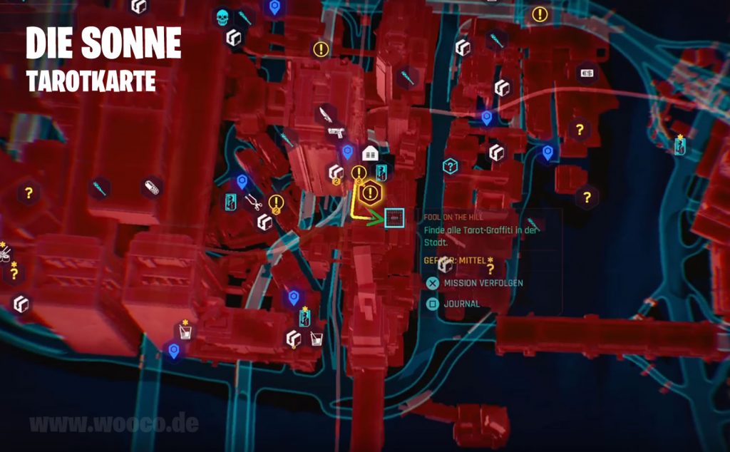 CP77 Tarotkarte 06 Map