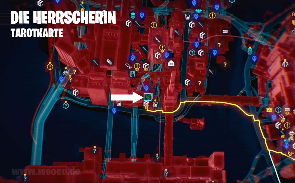 CP77 Tarotkarte 07 Map