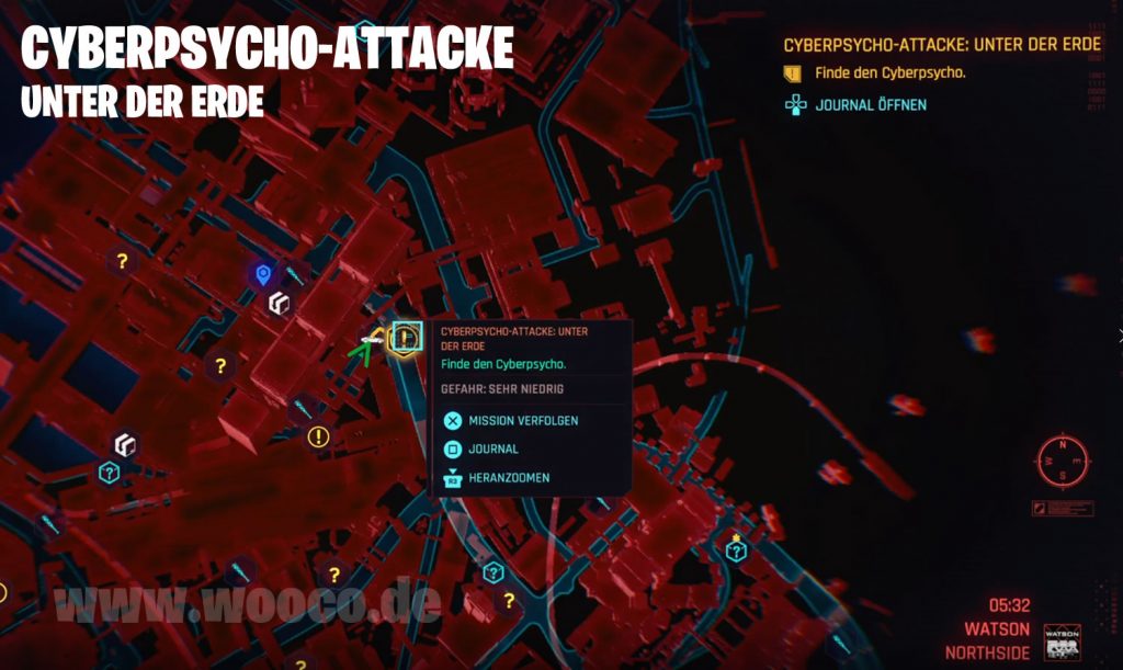 CP77 Cyberpsycho Attacke Unter der Erde