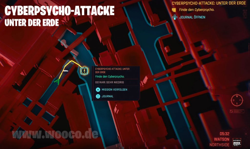 CP77 Cyberpsycho Attacke Unter der Erde