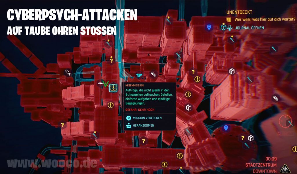 Cyberpsycho Taube Ohren Map