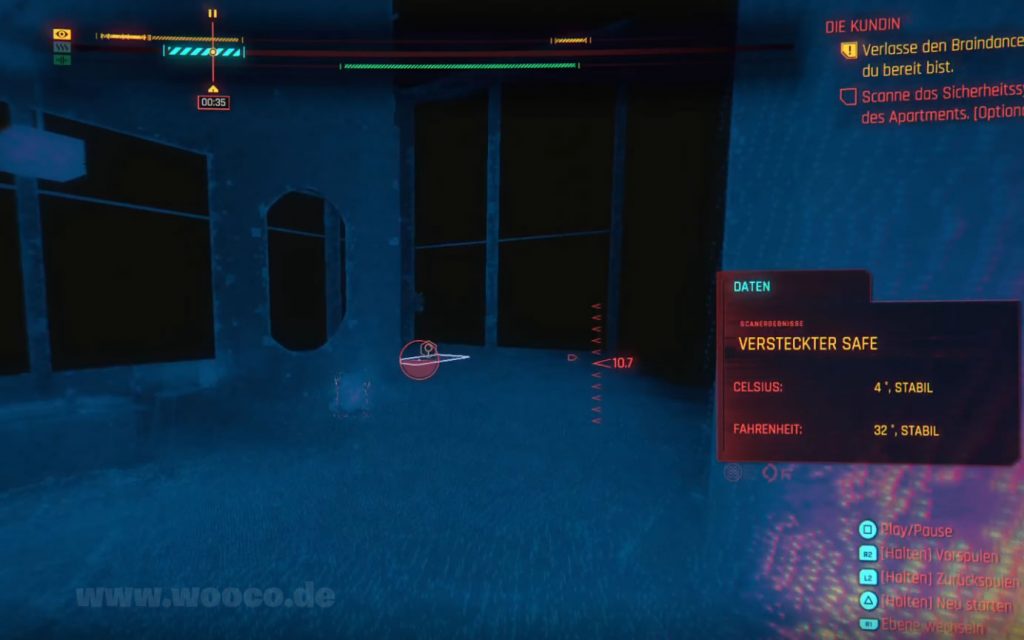 CP77 Relic Scan Standort