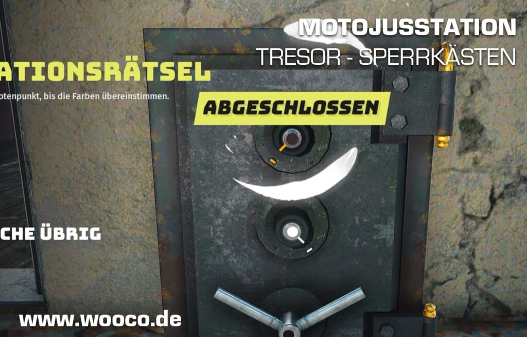 Tresor Gerät Motojusstation