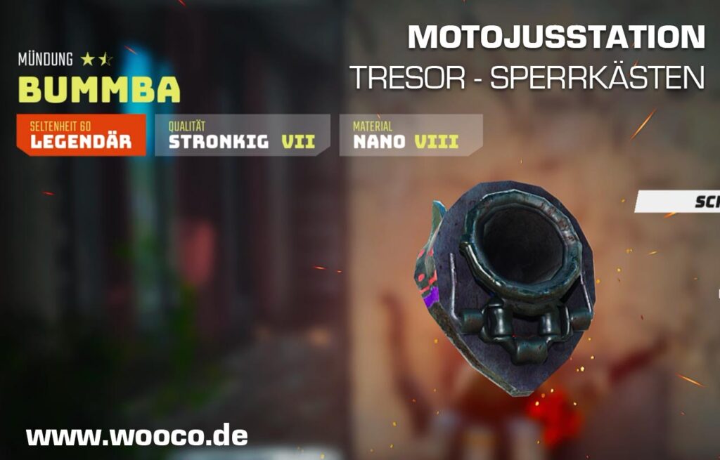 Tresor Gerät Motojusstation