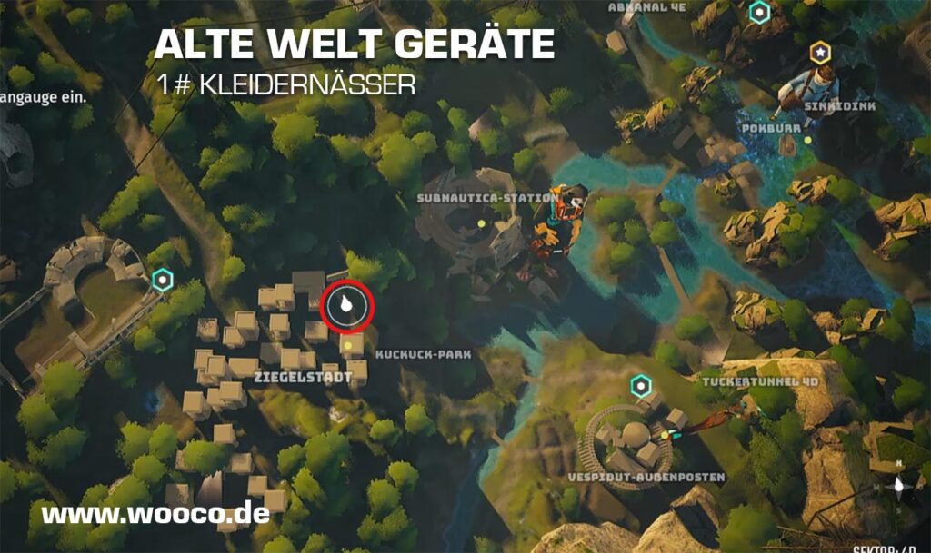 Alte Welt Gerät Reihenstachel Fundort