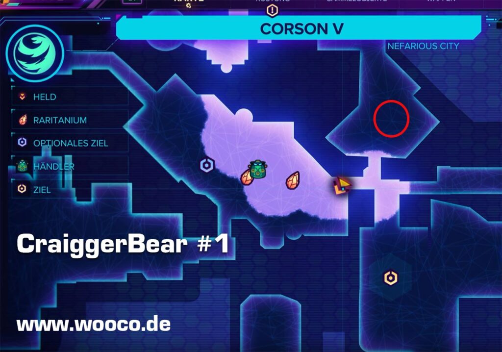 Ratchet & Clank: Rift Apart CraiggerBears Fundorte und Tipps 3 CraiggerBear 1 Map Corson V