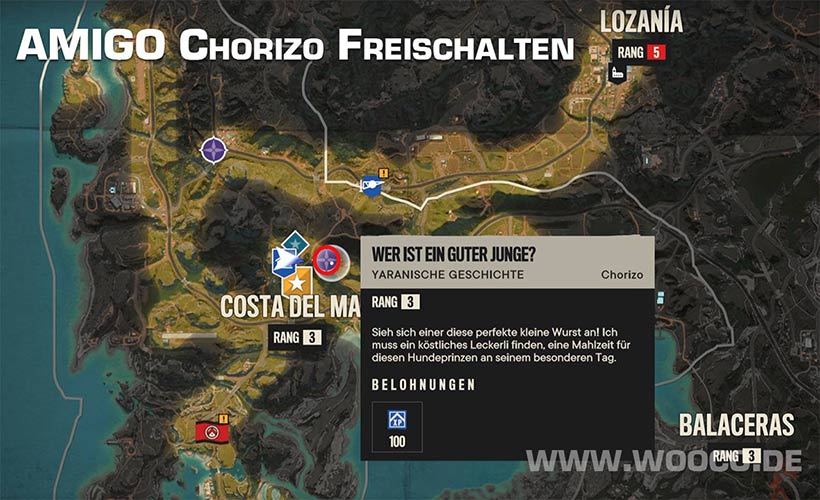 Chorizo Freischalten in Far Cry 6