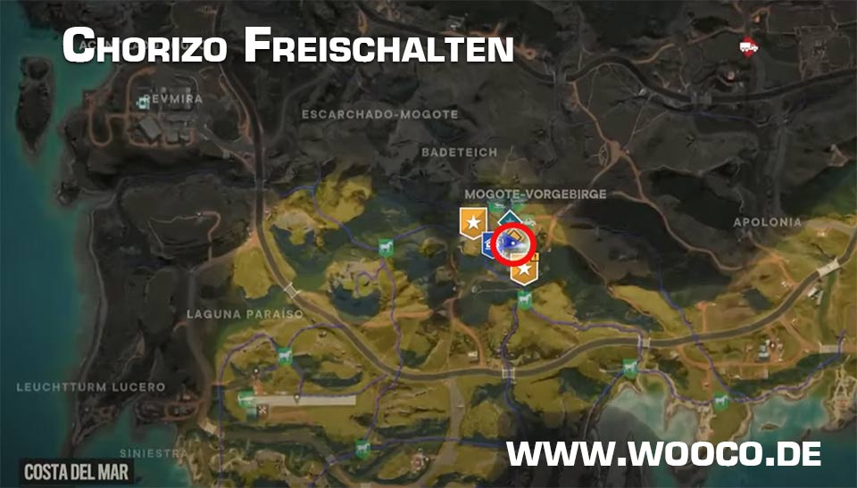 Chorizo Standort in FC6