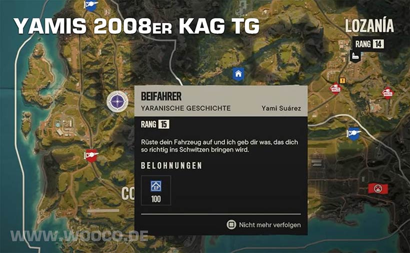Yamis 2008 Kag TG Map Standort