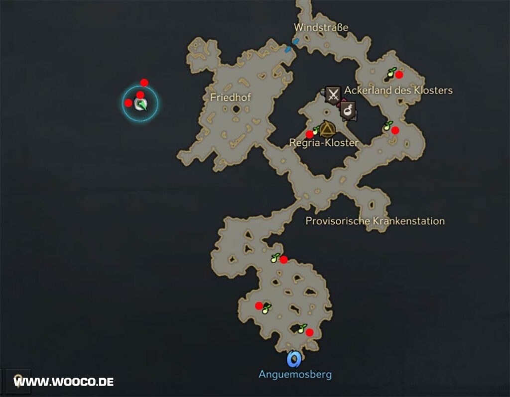 Lost Ark Mokoko-Samen Fundorte auf der Map 3 Rethramis Grenze Mokoko-Samen Map