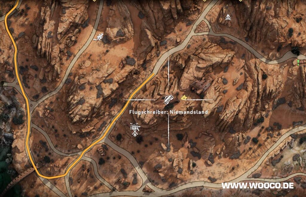 Horizon Forbidden West: Alle Flugschreiber Standorte auf der Map 2 Black Box #1 Niemandsland