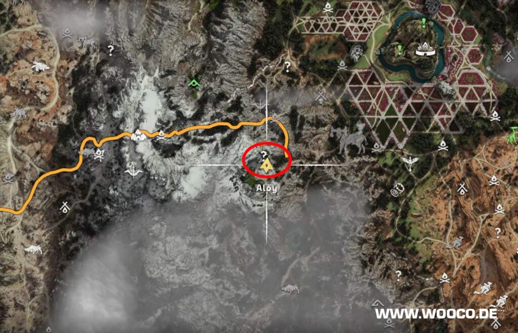 Horizon Forbidden West: Alle Flugschreiber Standorte auf der Map 6 Black Box #2 Weisswacht