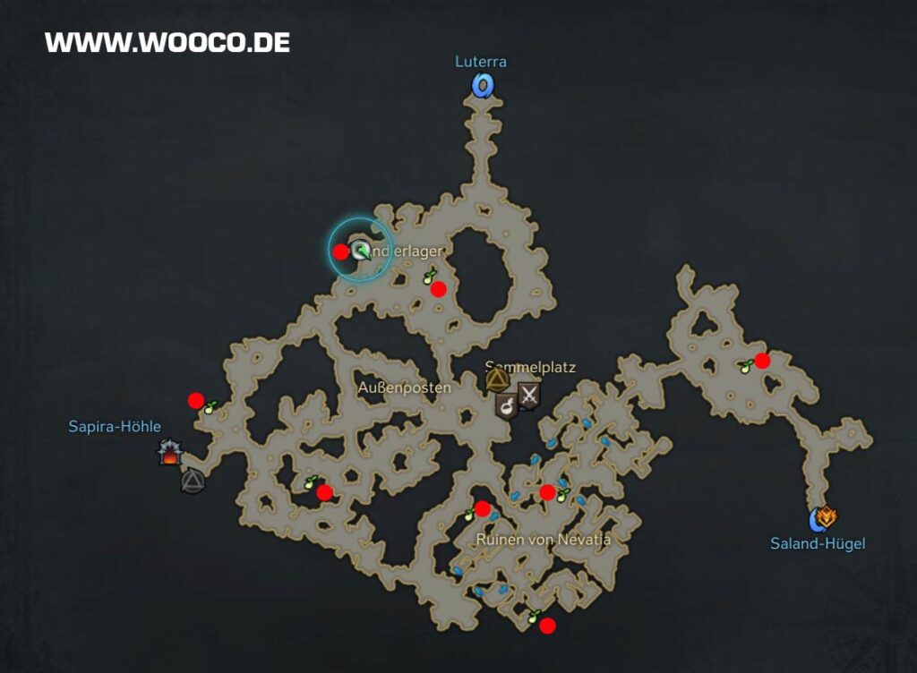 Lost Ark Mokoko-Samen Fundorte auf der Map 2 Mokoko Samen Ozhorn Hügel