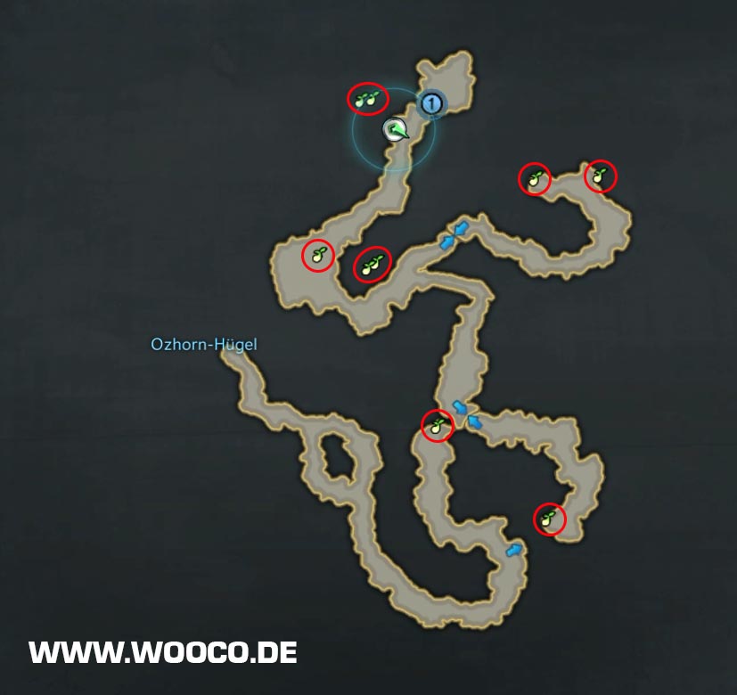 Lost Ark Mokoko-Samen Fundorte auf der Map 3 Sapira Höhle 100% Mokoko Samen