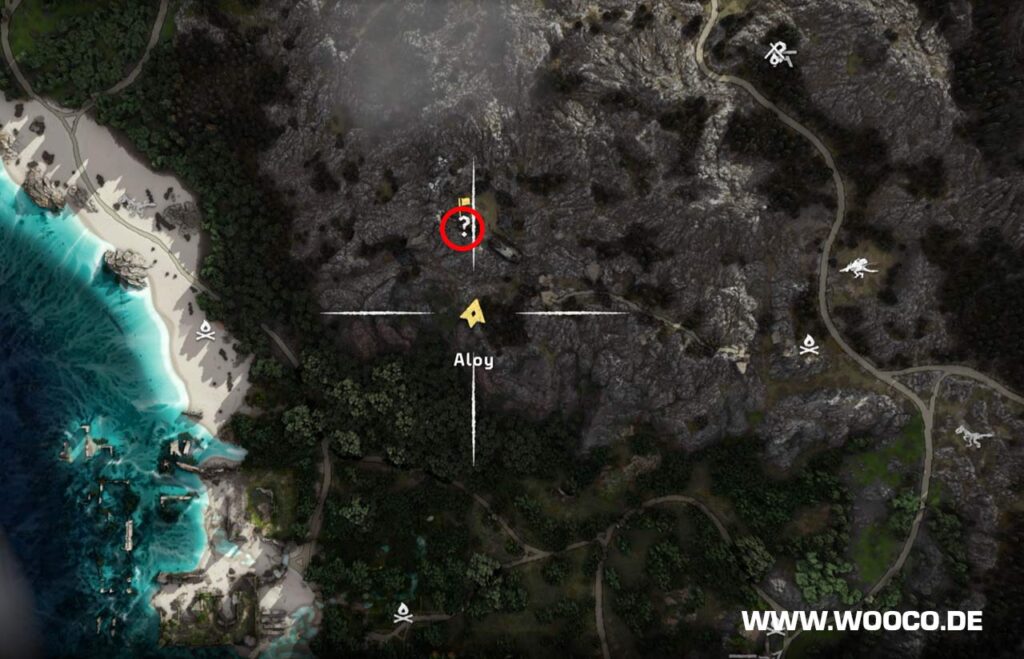 Horizon Forbidden West: Alle Flugschreiber Standorte auf der Map 24 Flugschreiber #11 Sitz der Wächter