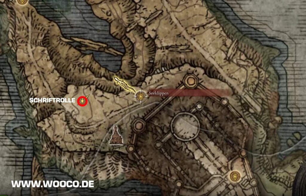 Akademieschriftrolle Fundort Map