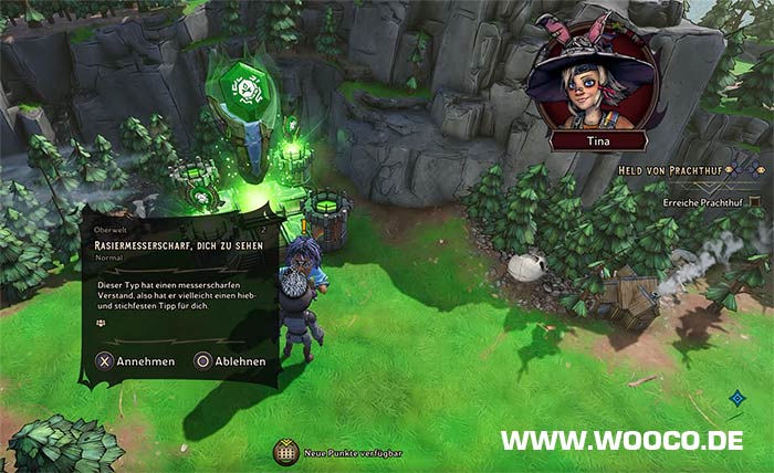 Tiny Tina Nebenquest Rasiermesserscharf