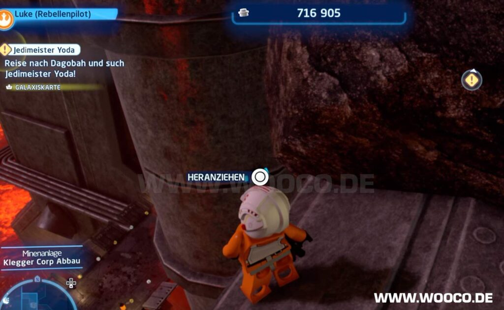 LEGO Star Wars Skywalker Saga: Datenkarten Fundorte 4 Minenanlage Datenkarte Fundort