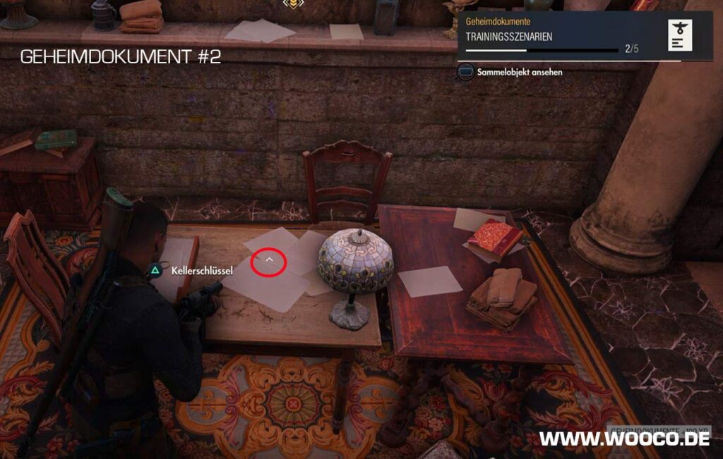 Sniper Elite 5 Geheimdokumente Fundorte - ALLE Missionen 4 Geheimdokument 2 Spionageschule