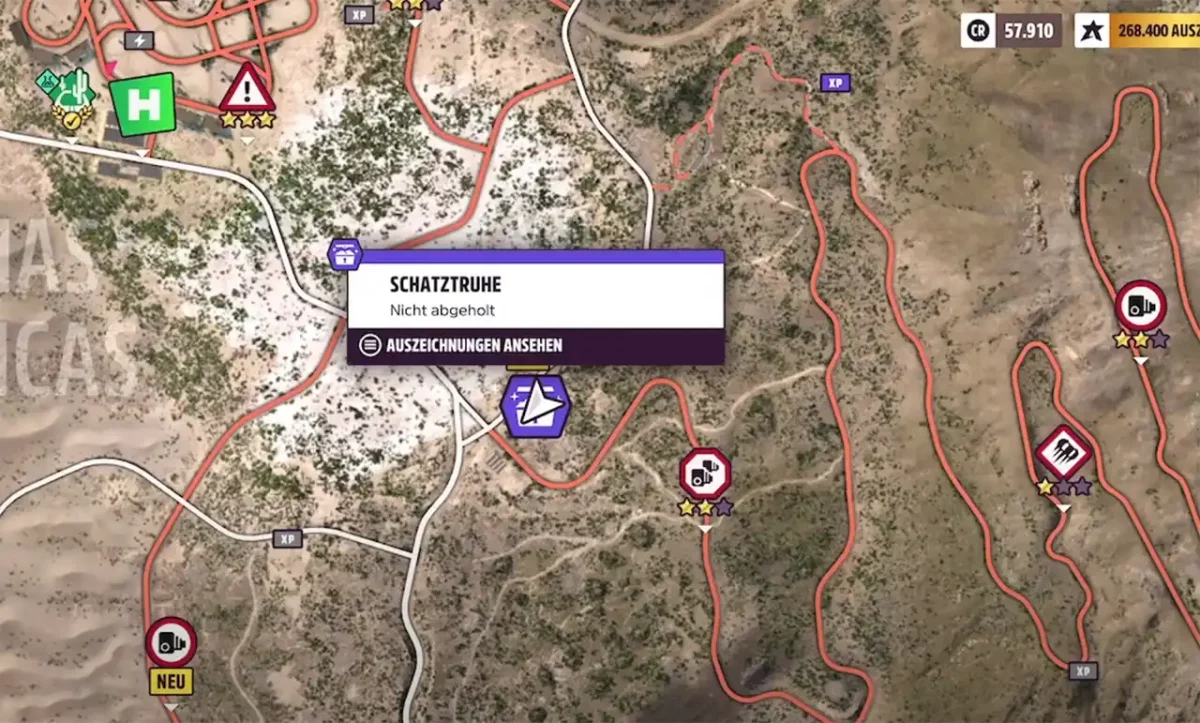 Heiß und Sandig Schatzsuche in Forza Horizon 5